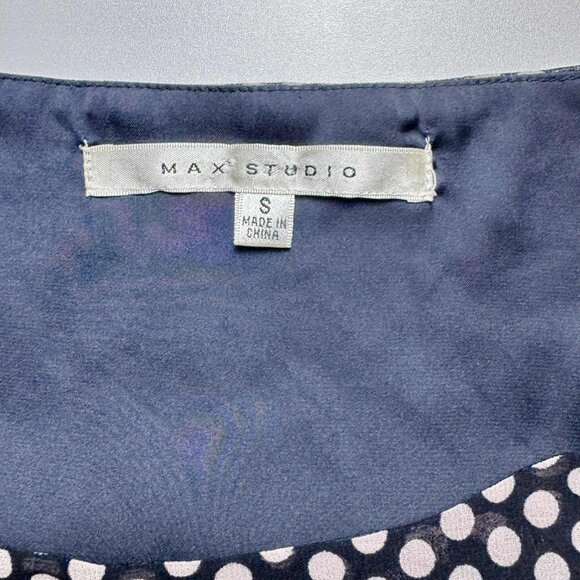 Max Studio Sleeveless Polka dot and Floral Dress - Size S - Picture 3 of 6